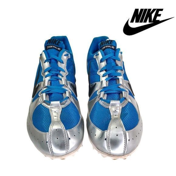 Nike Zoom Rival MD 5 Blue Running‎ Spikes Track & Field Shoes Sz 12 383823-400 - Picture 3 of 10